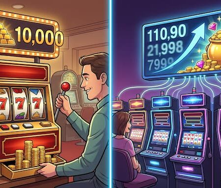 الجوائز الثابتة مقابل الجوائز التقدمية: دليلك إلى ألعاب السلوتس عبر الإنترنت في الكويت